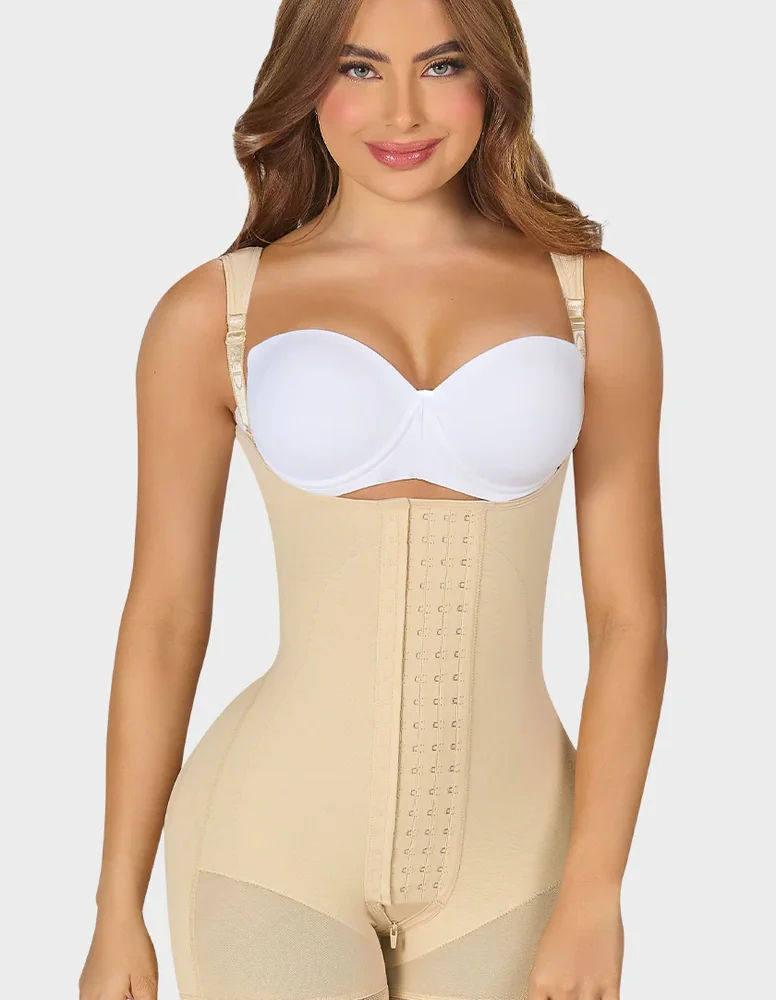 Faja corta con refuerzo abdominal F-00463