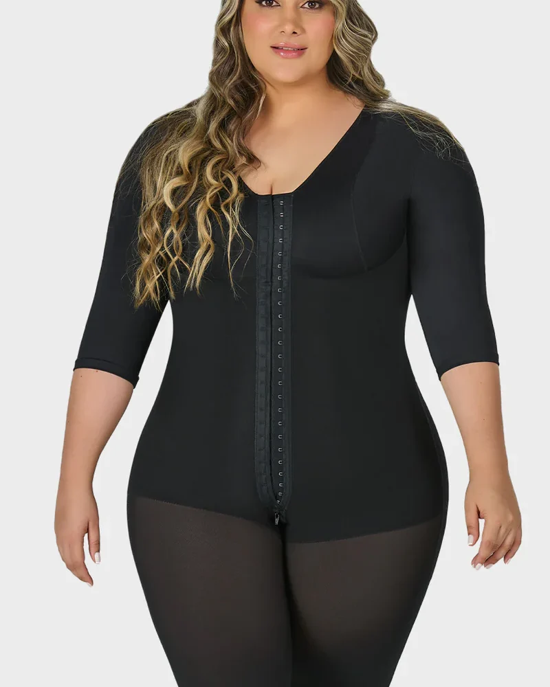 Faja larga con cobertura en espalda, brazos y busto F-0161